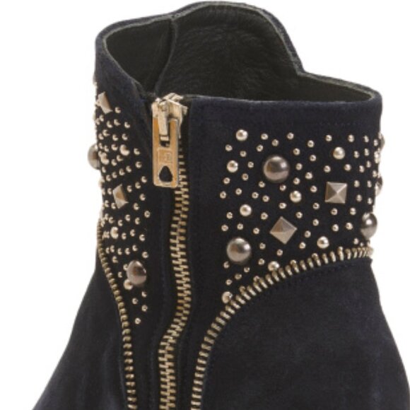 NEW  OLD GRINGO Suede Boho Studded Booties indigo for women 1367tn - Picture 4 of 5